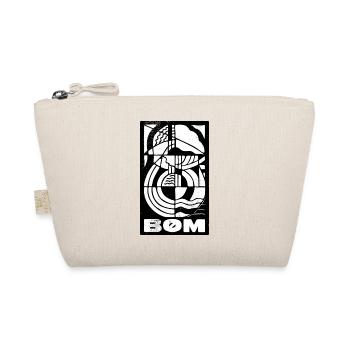 Logo - long b&w - Organic Pouch - nature - Front
