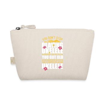 Hawaiian Ukulele Uke Retired You - Organic Pouch - nature - Front