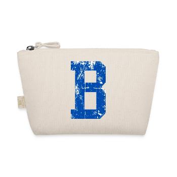 Buchstabe b Sport Retro - Bio-Täschchen - Natur - Vorne