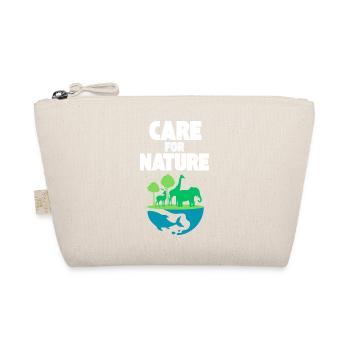 Care for Nature: Wildlife Scene - Organic Pouch - nature - Front
