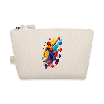 Bouldern Kletterkraft Boulderer abstrakt Geschenk - Bio-Täschchen - Natur - Vorne