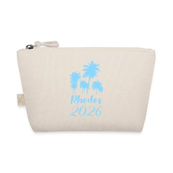 Rhodes 2026 Palmen Flair - Bio-Täschchen - Natur - Vorne