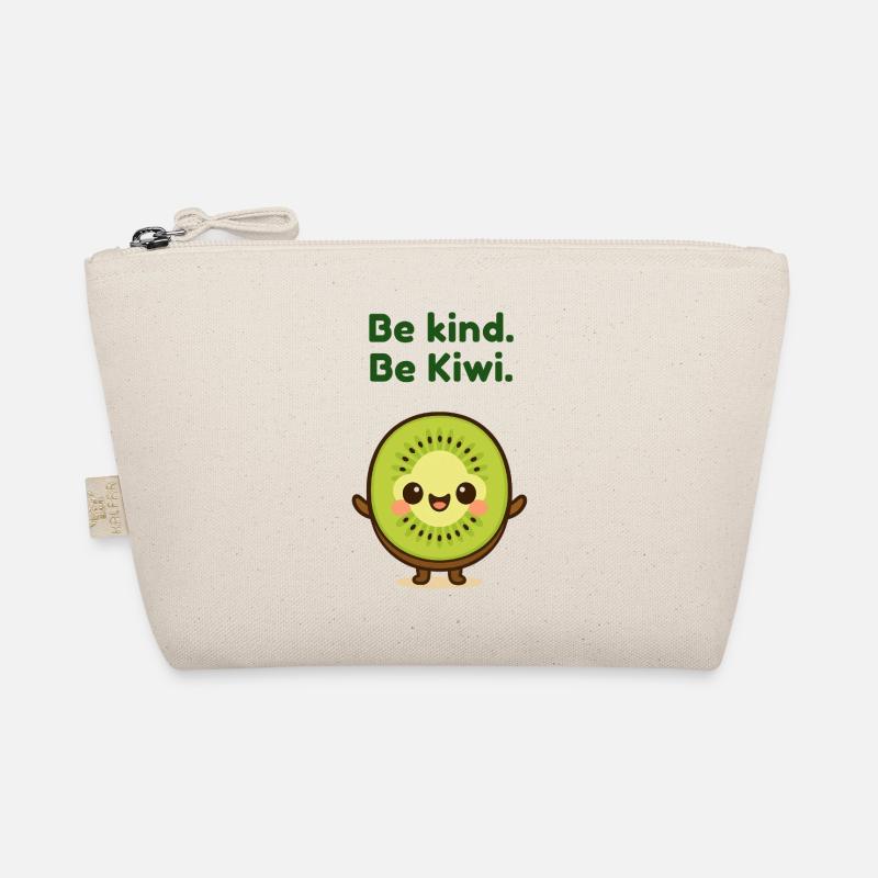 Be Kind Be Kiwi Cartoon Bio-Täschchen