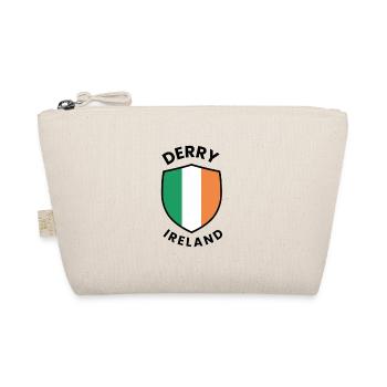 Derry Ireland Shield Design - Organic Pouch - nature - Front