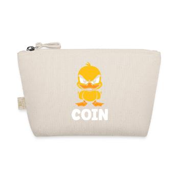 Furious Duckling COIN-Druck - Bio-Täschchen - Natur - Vorne