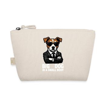 Jack Russell Terrier Anzug Chef Hund Geschenk - Organic Pouch - nature - Front