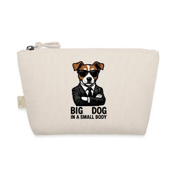 Jack Russell Terrier Anzug Chef Hund Geschenk - Organic Pouch - nature - Front