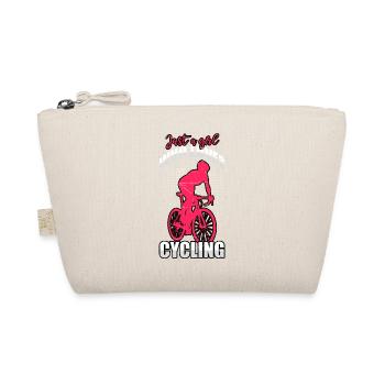 Juste une fille qui aime le vélo - Trousse biologique - nature - Devant
