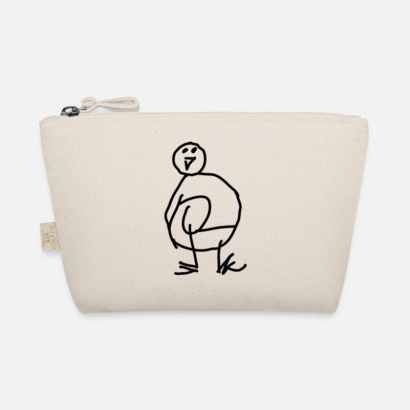 Doodle Penguin Organic Pouch