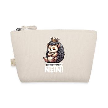 Before You Ask Hedgehog Hedgehog Lover Hedgehog Stinger - Organic Pouch - nature - Front