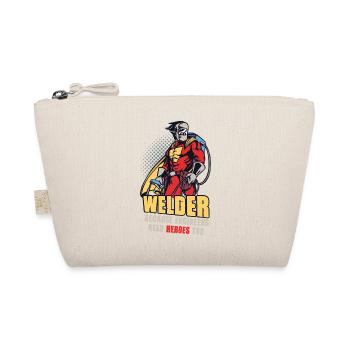 Welder Saying Gifts for Metalworkers - Organic Pouch - nature - Front