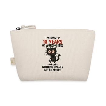 10 Year Company Anniversary Service Anniversary Work - Organic Pouch - nature - Front