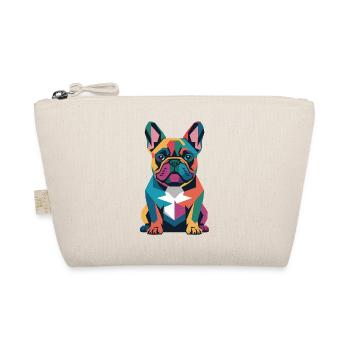 Bouledogue français pop art coloré - Trousse biologique - nature - Devant