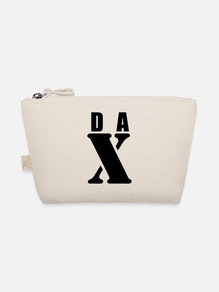 Dax – First Name Design | Minimal Typography - Bio-Täschchen - Natur - Vorne