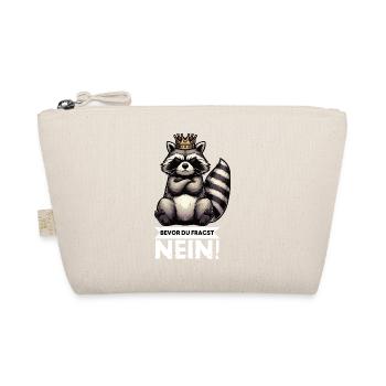 Before you ask: No, raccoon, raccoon, forest animal - Organic Pouch - nature - Front