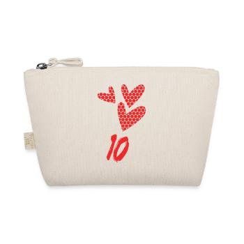 10. 10 YEARS. 10th ANNIVERSARY. 10 YEAR ANNIVERSARY. - Organic Pouch - nature - Front