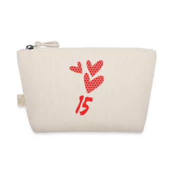 15. 15 YEARS. 15th ANNIVERSARY. 15 YEAR ANNIVERSARY. - Organic Pouch - nature - Front