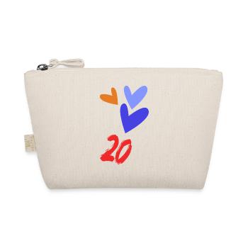 20. 20e ANNIVERSAIRE. ANNIVERSAIRE 20 ANS. 20 ANS. - Trousse biologique - nature - Devant