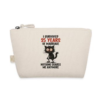 25e anniversaire de mariage cadeau Mari Mari Mari Femme - Trousse biologique - nature - Devant