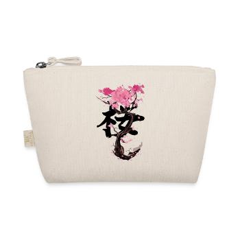 Sakura-Baum mit seinem Kanji - Bio-Täschchen - Natur - Vorne