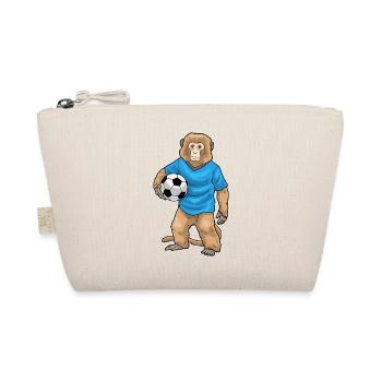 Monkey Goalkeeper Football Sports - Organic Pouch - nature - Front