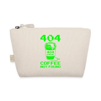 404 Not Found, Software Developer Shirt, Hoodie - Bio-Täschchen - Natur - Vorne