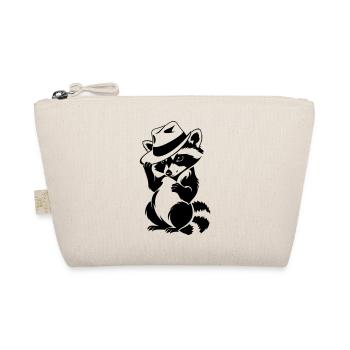Raton laveur mignon avec un chapeau - Trousse biologique - nature - Devant