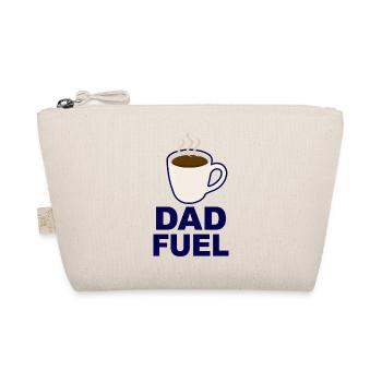 Dad Fuel – Kaffeebetriebenes Papa-Design - Bio-Täschchen - Natur - Vorne