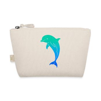 Dolphin Dolphin Men Boys Kids Bottlenose dolphin - Organic Pouch - nature - Front