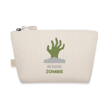 Zombie Hand T-Shirt – Creepy Undead Graphic Design - Organic Pouch - nature - Front