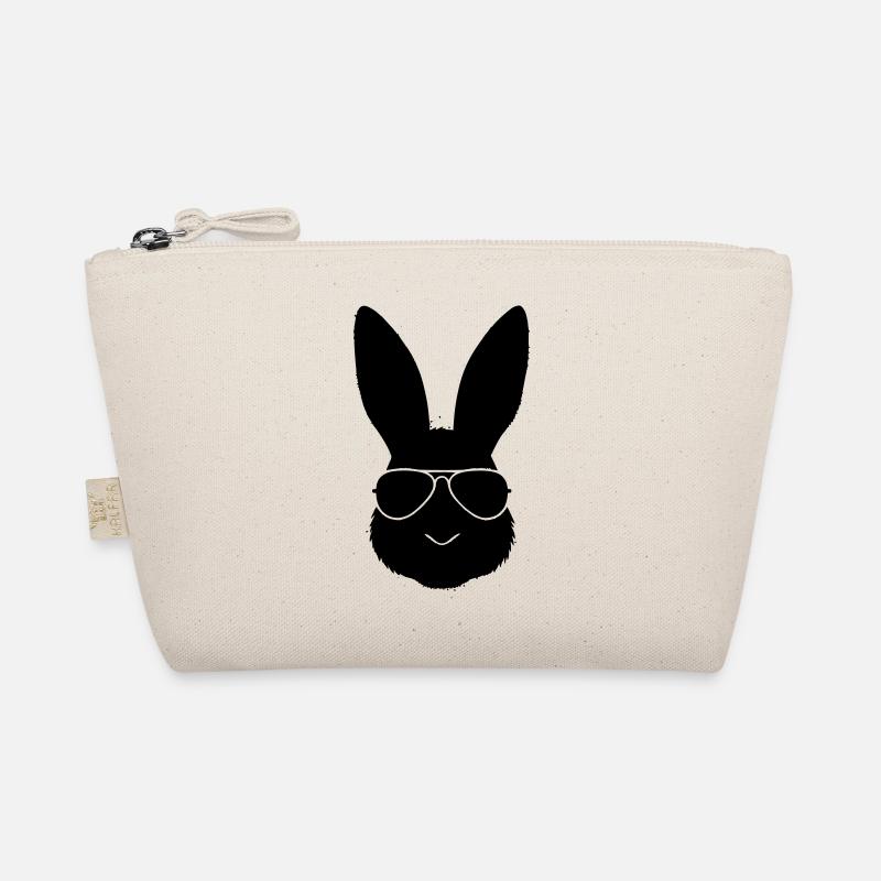 Profil cool des lunettes de soleil en forme de lapin Trousse biologique