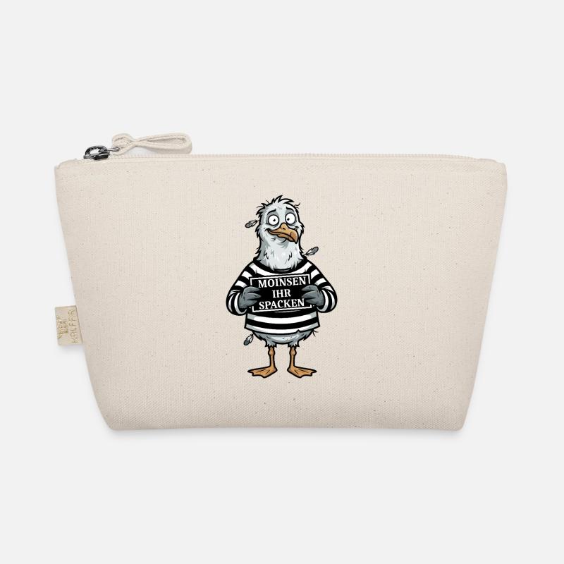 Freche Möwe Spruch Norddeutscher Humor Bio-Täschchen