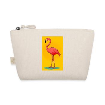 Flamingo - Bio-Täschchen - Natur - Vorne