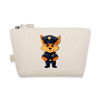 Foxes Policewoman / Police Fox - Organic Pouch - nature - Front
