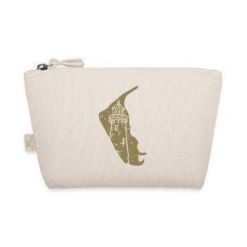 Amrum North Sea Lighthouse Silhouette Grunge - Organic Pouch - nature - Front