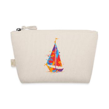 Voilier Voilier coloré Enfants Hommes Marins - Trousse biologique - nature - Devant