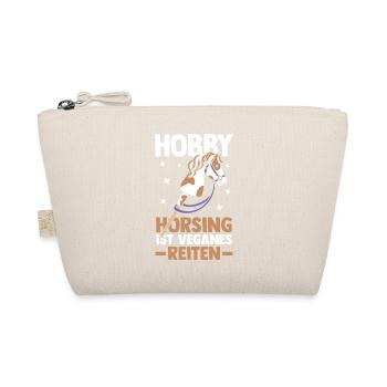 Steckenpferd Hobbyhorse Hobby Horsing - Bio-Täschchen - Natur - Vorne