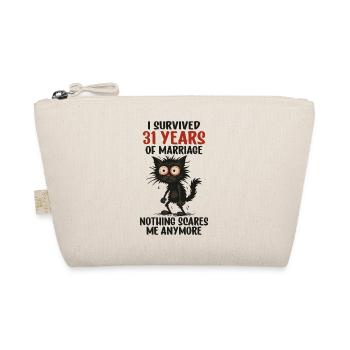 31 Cadeau d’anniversaire de mariage Mari Mari Mari Femme - Trousse biologique - nature - Devant