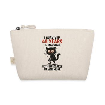 48e anniversaire de mariage cadeau mari mari mari épouse - Trousse biologique - nature - Devant