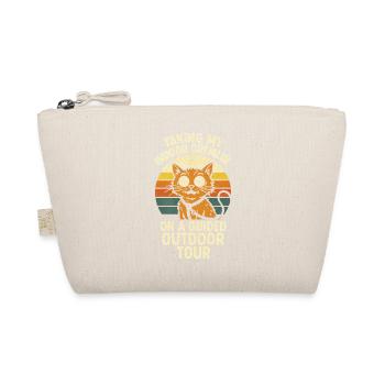 Indoor Gremlin Outdoor | Cat on leash - Organic Pouch - nature - Front