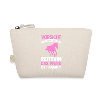 Reiten Pferdeliebhaber Reiterhof Pferde - Bio-Täschchen - Natur - Vorne