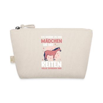 Reiten Pferdeliebhaber Reiterhof Pferde - Bio-Täschchen - Natur - Vorne