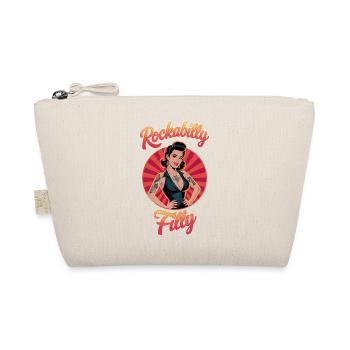 Rockabilly Filly Vintage Tattoo Retro Look - Bio-Täschchen - Natur - Vorne
