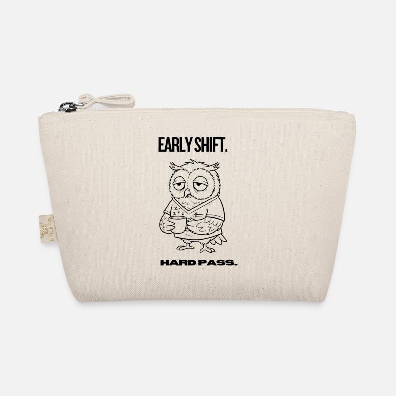 Early Shift Owl Shirt – Hard Pass Organic Pouch