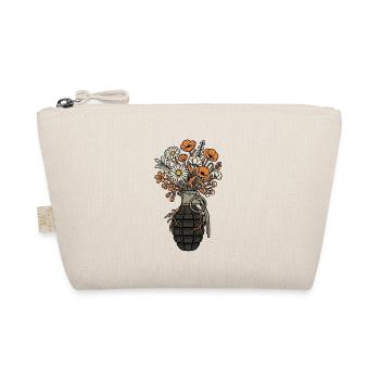 Flower Garnet Peace - Organic Pouch - nature - Front