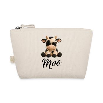 Vache câline avec des lunettes de soleil - Trousse biologique - nature - Devant