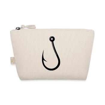 Fish hook - Organic Pouch - nature - Front