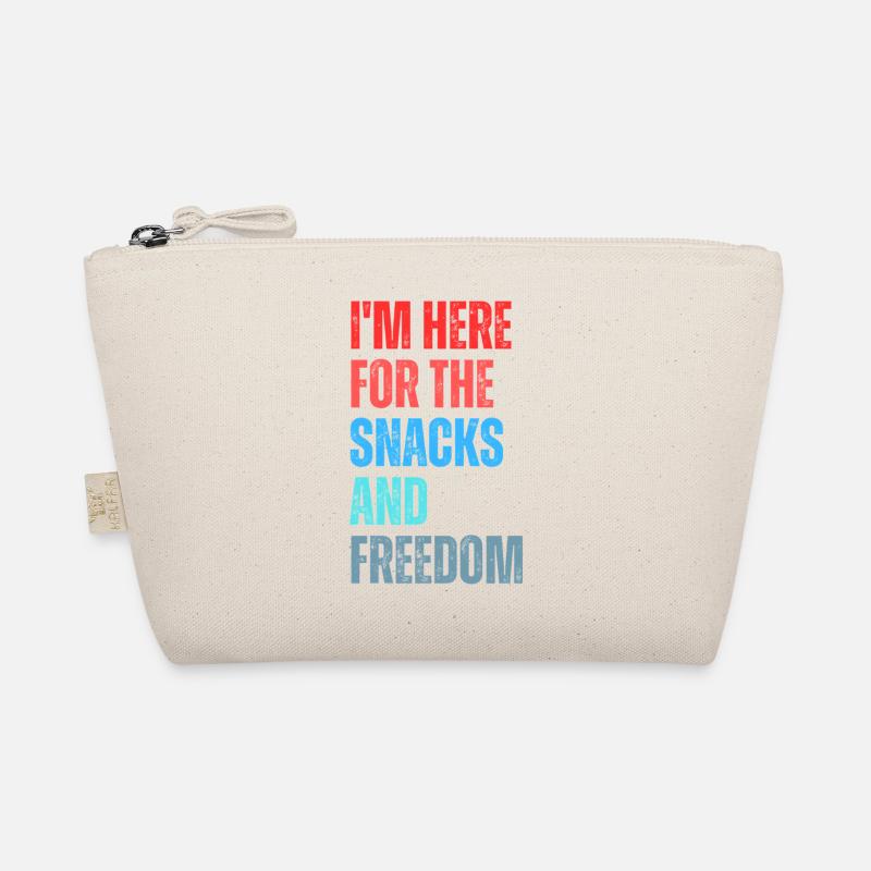 Slogan du plaisir de grignoter et liberté Trousse biologique