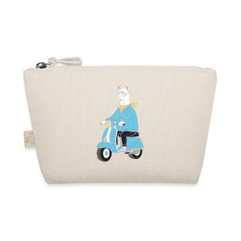 Lama Denim Scooter - Organic Pouch - nature - Front