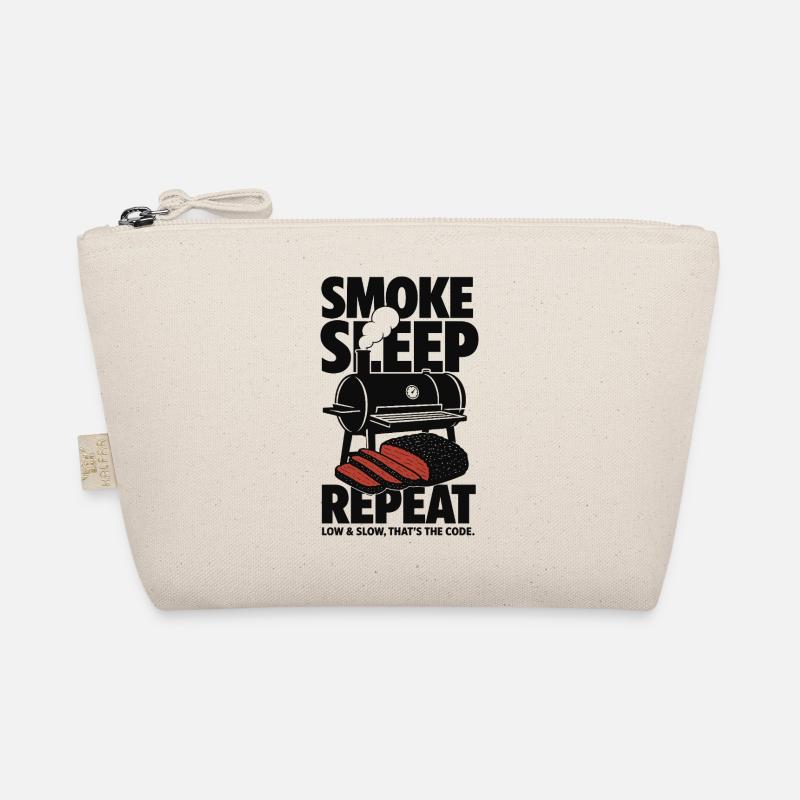Smoke Sleep Repeat BBQ Design Trousse biologique